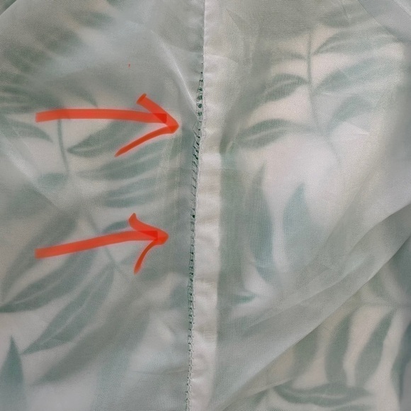 Talbots cropped pants, high waisted, in π―  cotton, tropical print - Picture 14 of 14